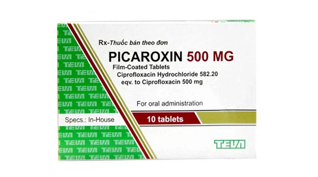 Picaroxin 500mg trị nhiễm khuẩn (1 vỉ x 10 viên) - 1