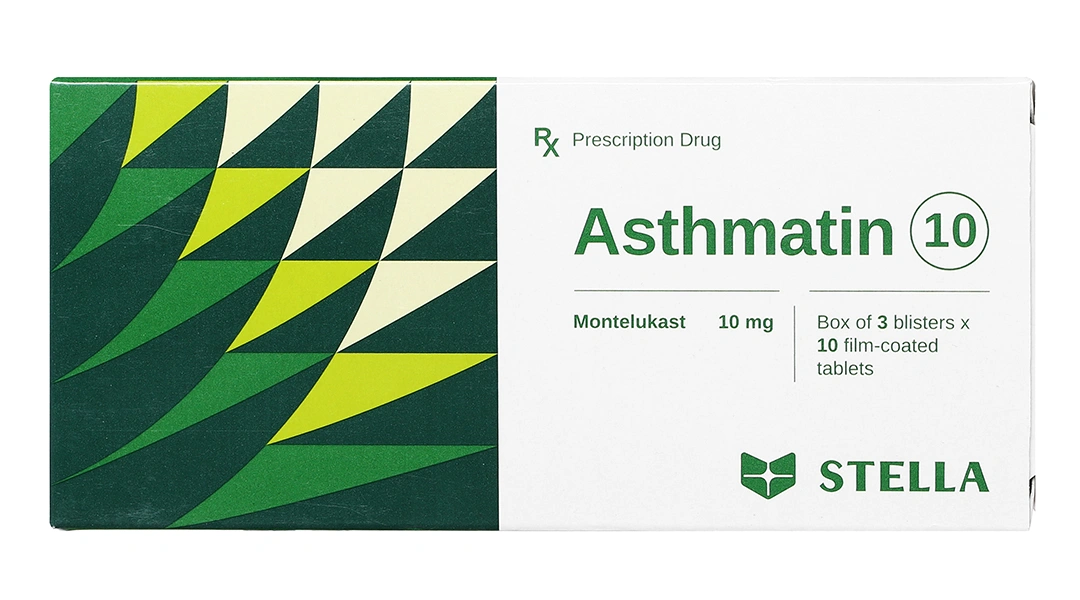 Asthmatin 10 trị hen suyễn (3 vỉ x 10 viên) - 1
