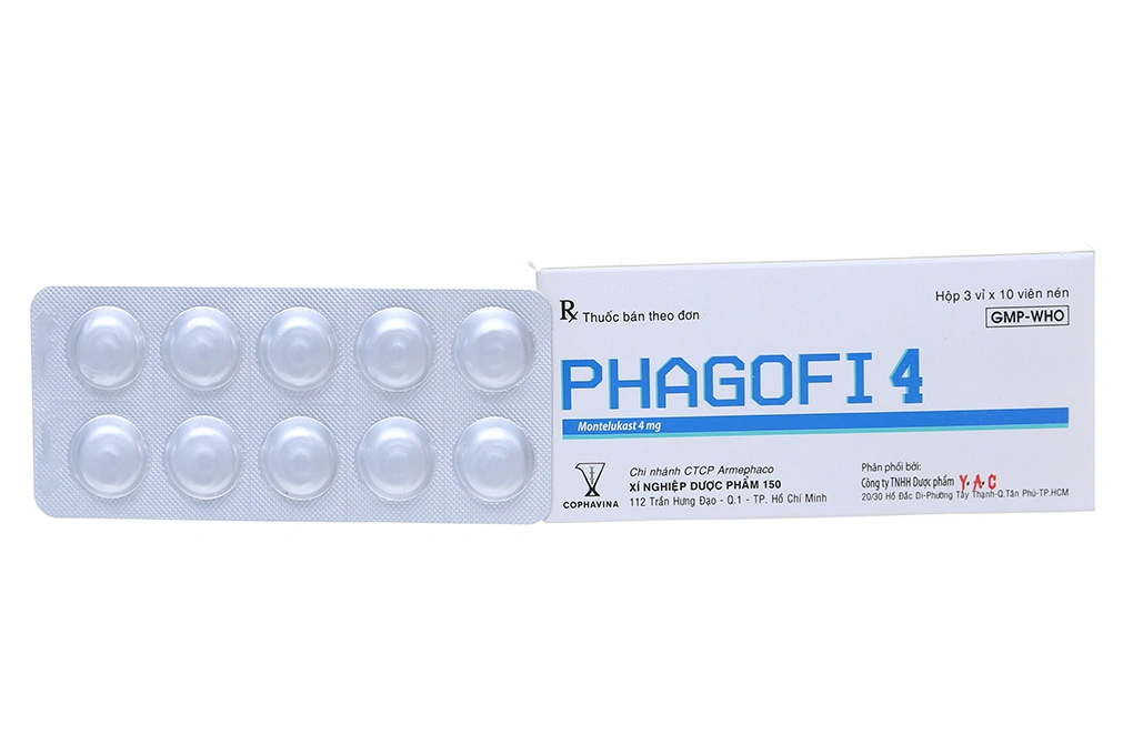 Phagofi 4 trị hen suyễn (3 vỉ x 10 viên) - 