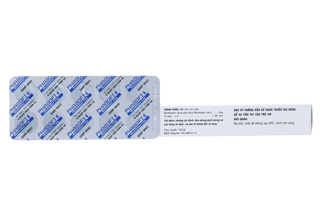 Phagofi 4 trị hen suyễn (3 vỉ x 10 viên) - 1