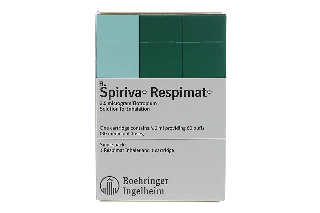 Dung dịch khí dung Spiriva Respimat 2.5mcg trị tắc nghẽn phổi mãn tính bình 30 liều - 12