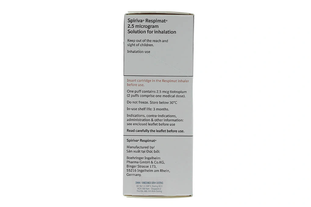 Dung dịch khí dung Spiriva Respimat 2.5mcg trị tắc nghẽn phổi mãn tính bình 30 liều - 13
