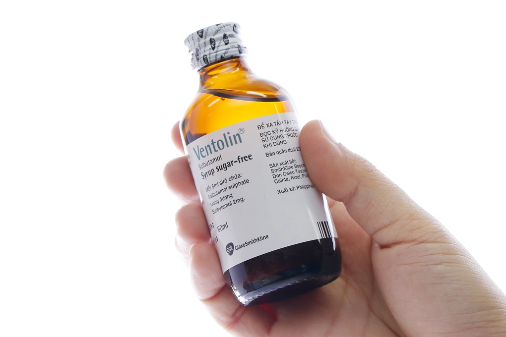 Siro Ventolin 2mg/5ml trị hen suyễn chai 60ml - 4