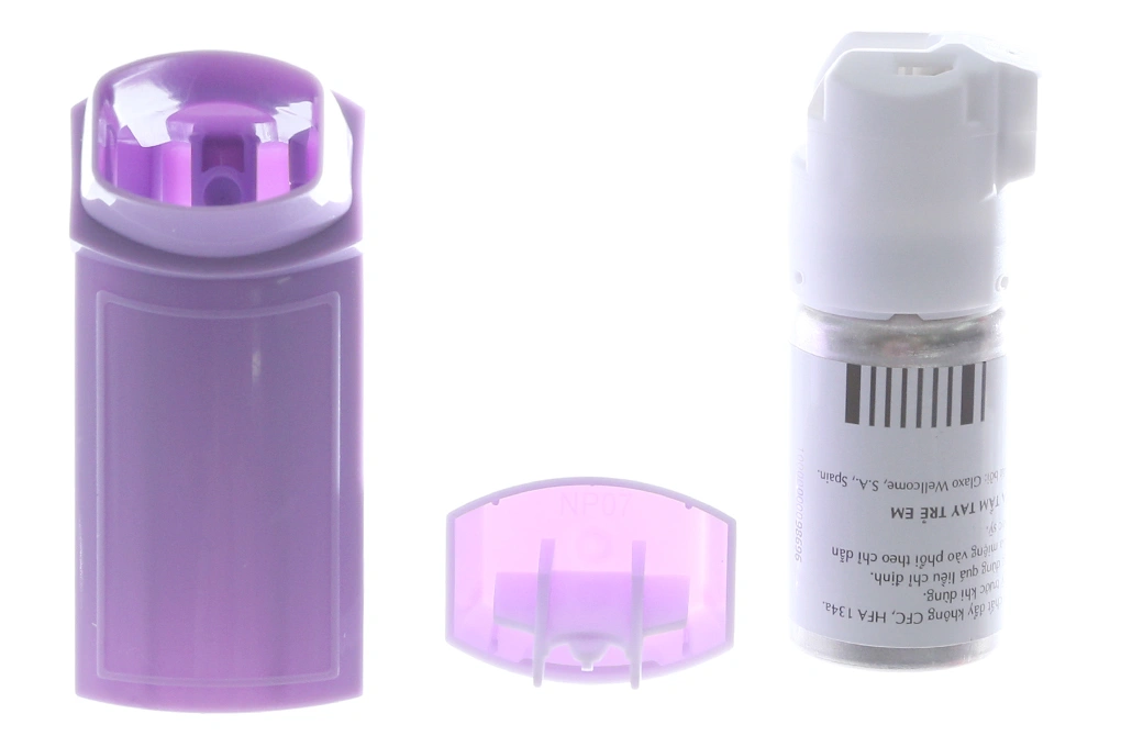 Thuốc xịt khí dung Seretide Evohaler DC 25/50 trị hen suyễn bình 120 liều xịt - 2