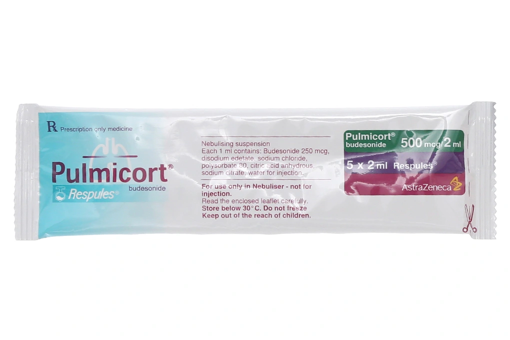 Hỗn dịch khí dung Pulmicort Respules 500mcg/2ml trị hen phế quản (20 ống x 2ml) - 4