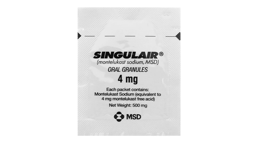 Thuốc cốm Singulair 4mg trị hen phế quản mạn tính (28 gói x 4mg) - 6