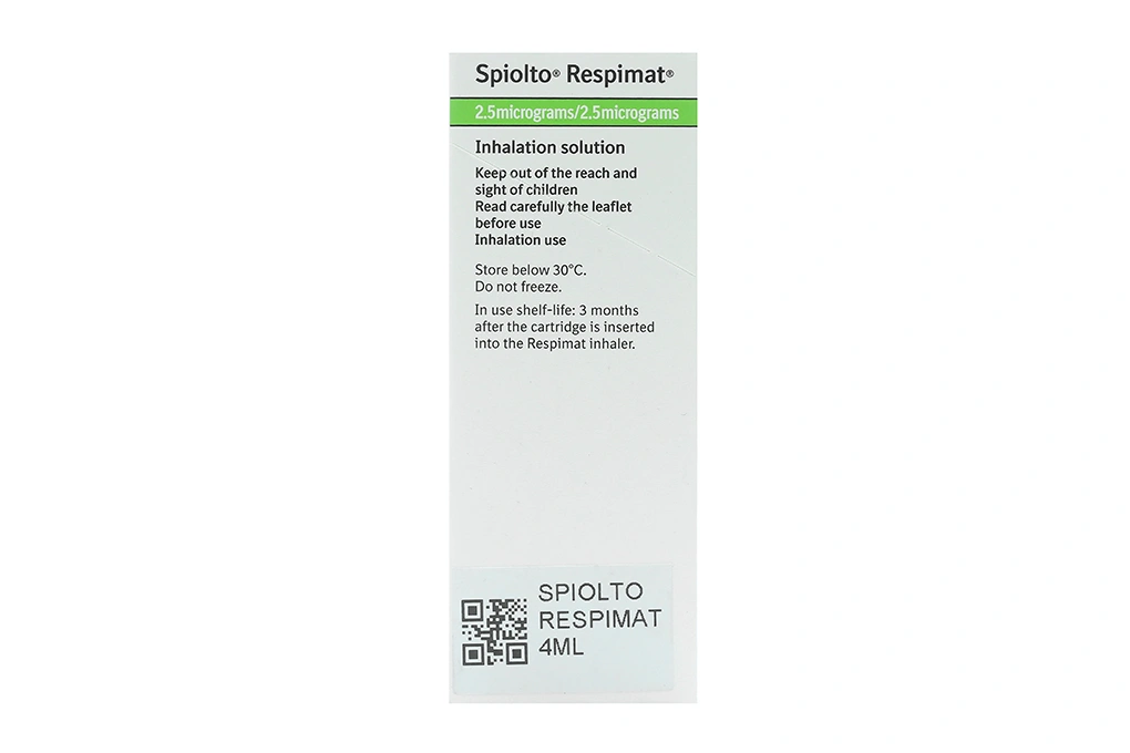 Dung dịch hít Spiolto Respimat 2.5mcg/2.5mcg trị tắc nghẽn phổi mãn tính bình 30 liều xịt - 4