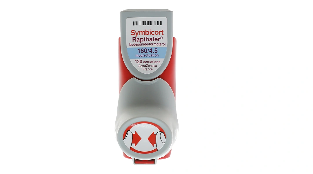 Hỗn dịch xịt Symbicort Rapihaler 160/4.5mcg trị hen suyễn bình 120 liều xịt - 5
