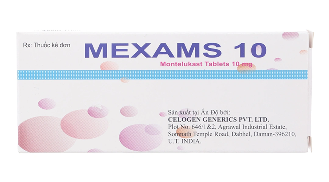 Mexams 10 trị hen suyễn (3 vỉ x 10 viên) - 1