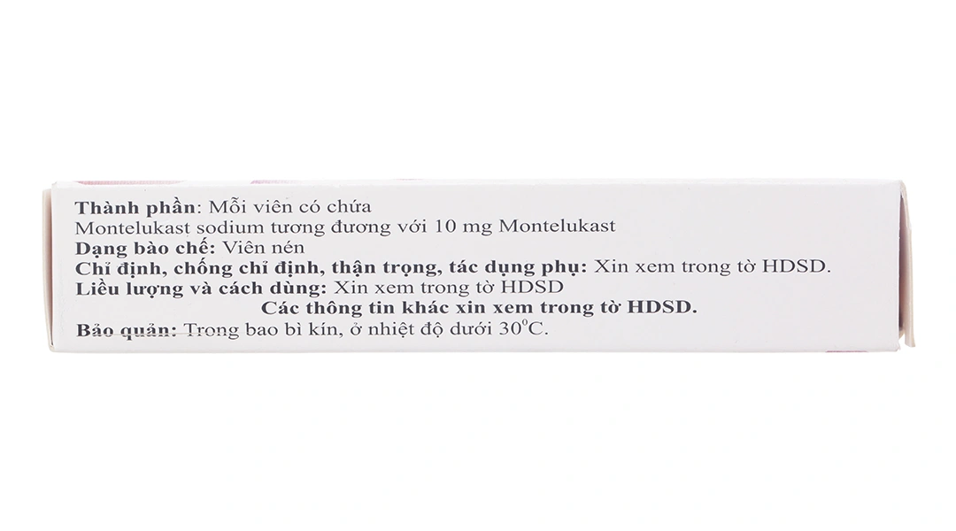 Mexams 10 trị hen suyễn (3 vỉ x 10 viên) - 2