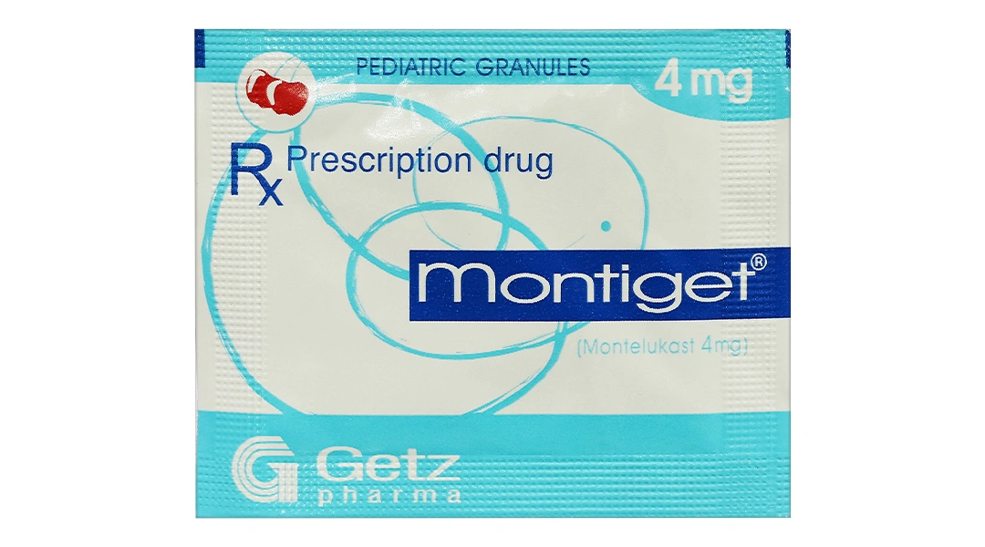 Thuốc cốm Montiget 4mg trị hen suyễn (14 gói x 4mg) - 3