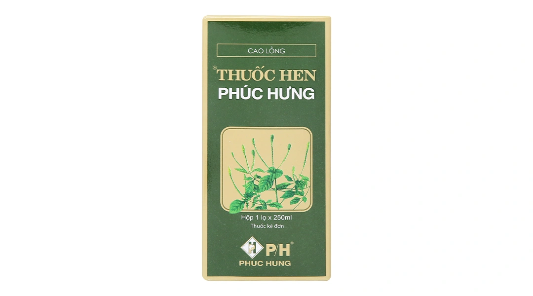 Cao lỏng Thuốc Hen Phúc Hưng trị hen suyễn, viêm phế quản chai 250ml - 1