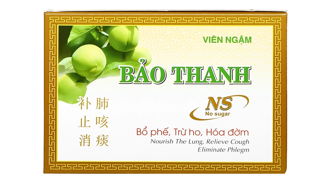 Viên ngậm Bảo Thanh không đường trị ho, bổ phế (20 vỉ x 5 viên) - 4