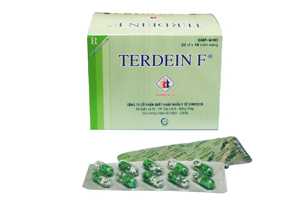 Terdein F trị ho khan, ho do kích ứng (20 vỉ x 10 viên) - 