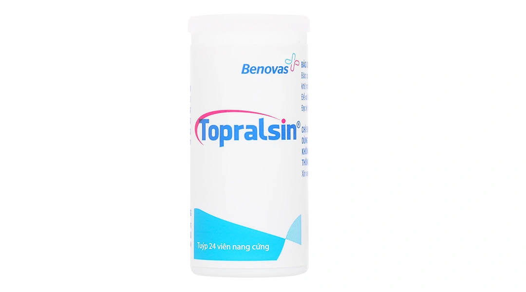 Topralsin trị triệu chứng ho khan, đặc biệt ho nhiều về đêm lọ 24 viên - 6