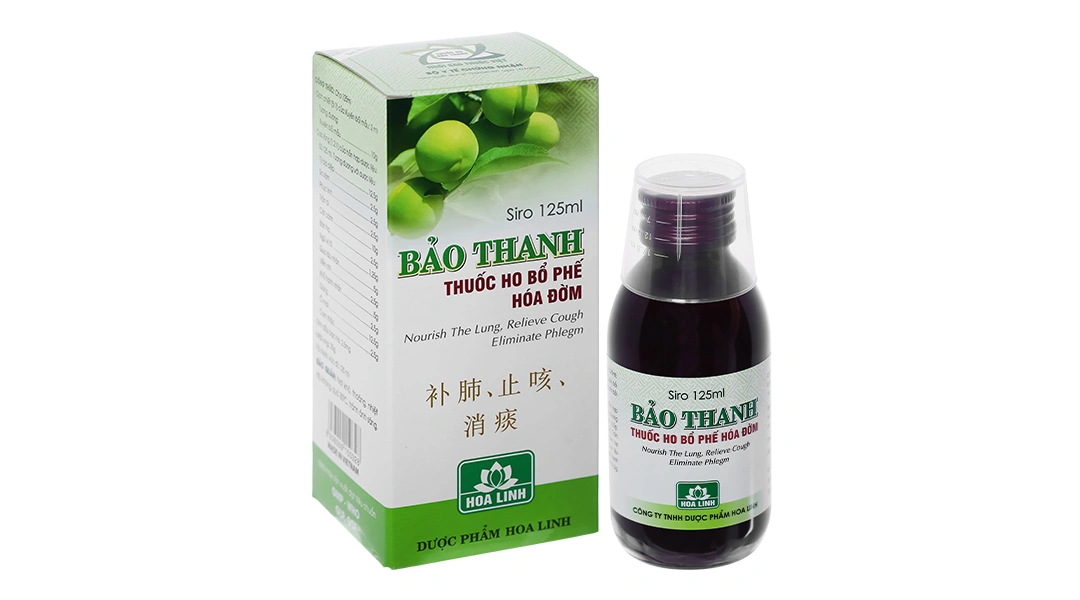 Siro Bảo Thanh trị ho, bổ phế chai 125ml - 