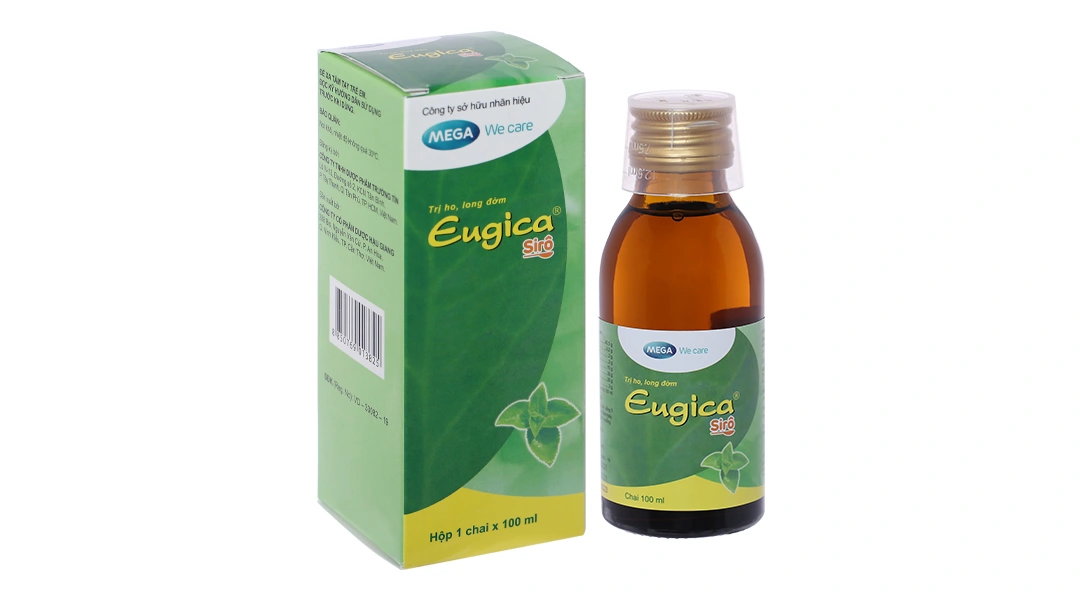Eugica Sirô điều trị ho có đờm, ho mất tiếng, viêm đau họng chai 100ml - 9