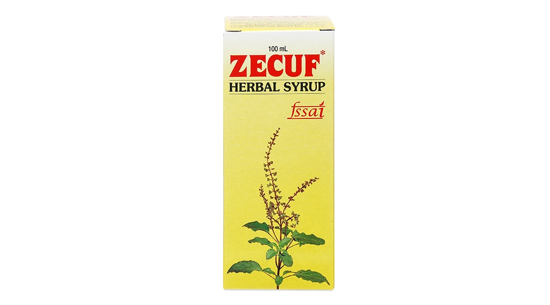 Siro Zecuf Herbal Syrup trị ho trong bệnh lý hô hấp chai 100ml - 1