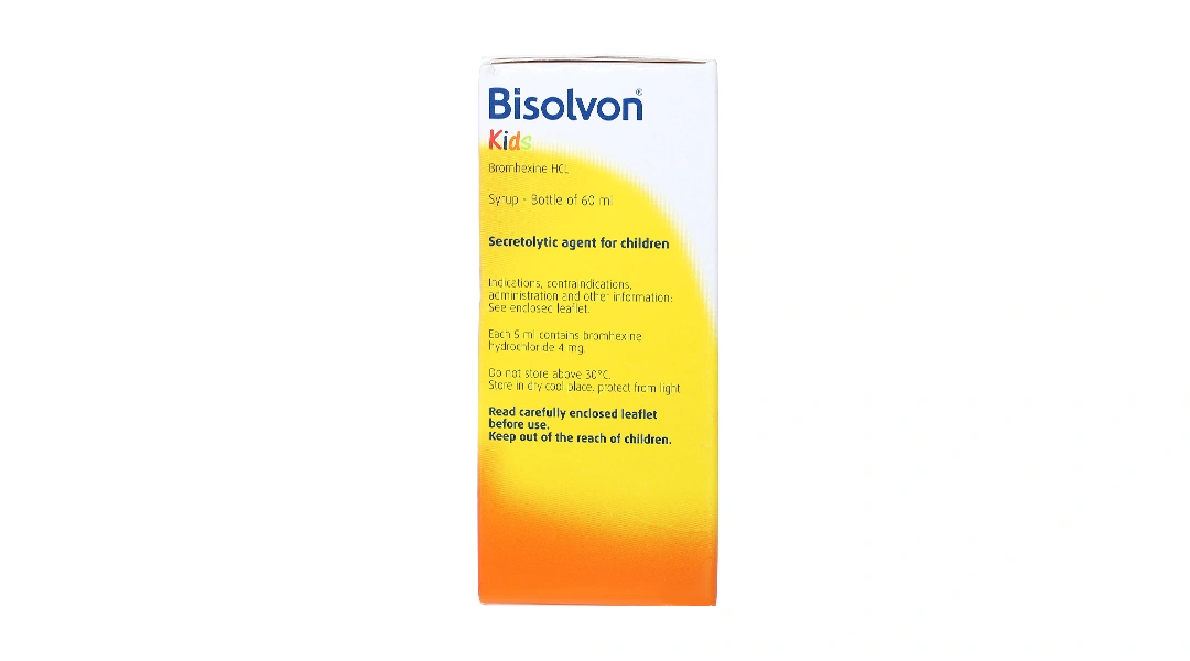 Siro Bisolvon Kids làm loãng đờm trong các bệnh phế quản phổi cấp chai 60ml - 2