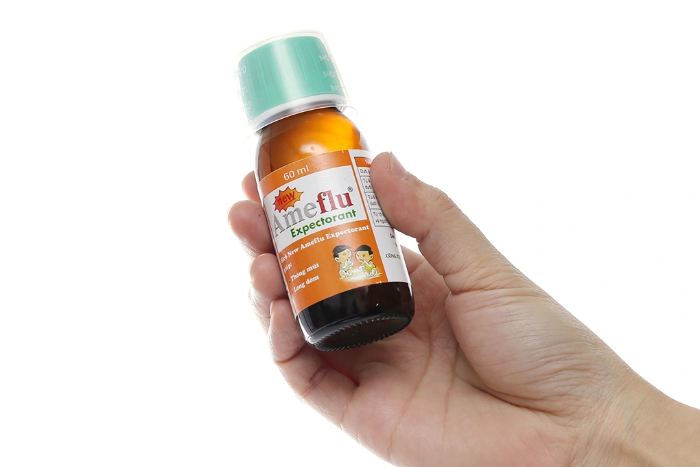 Siro Ameflu Expectorant loãng đàm, giảm chảy nước mũi chai 60ml - 3