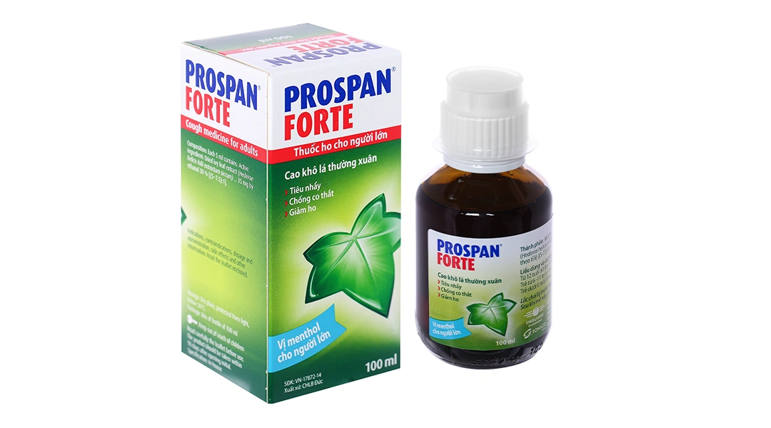 Siro Prospan Forte trị ho, viêm phế quản chai 100ml - 