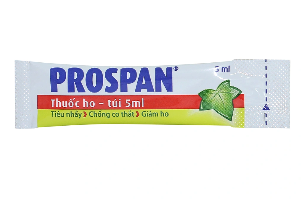 Siro Prospan trị ho, viêm phế quản (21 gói x 5ml) - 2
