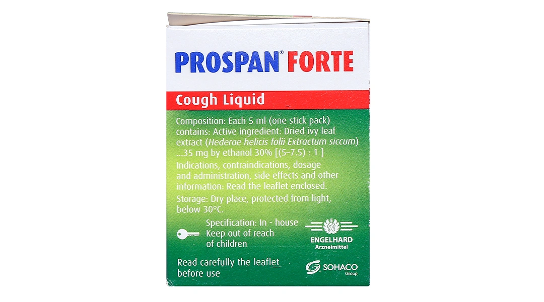 Siro Prospan Forte trị ho, viêm hô hấp, phế quản (21 gói x 5ml) - 3