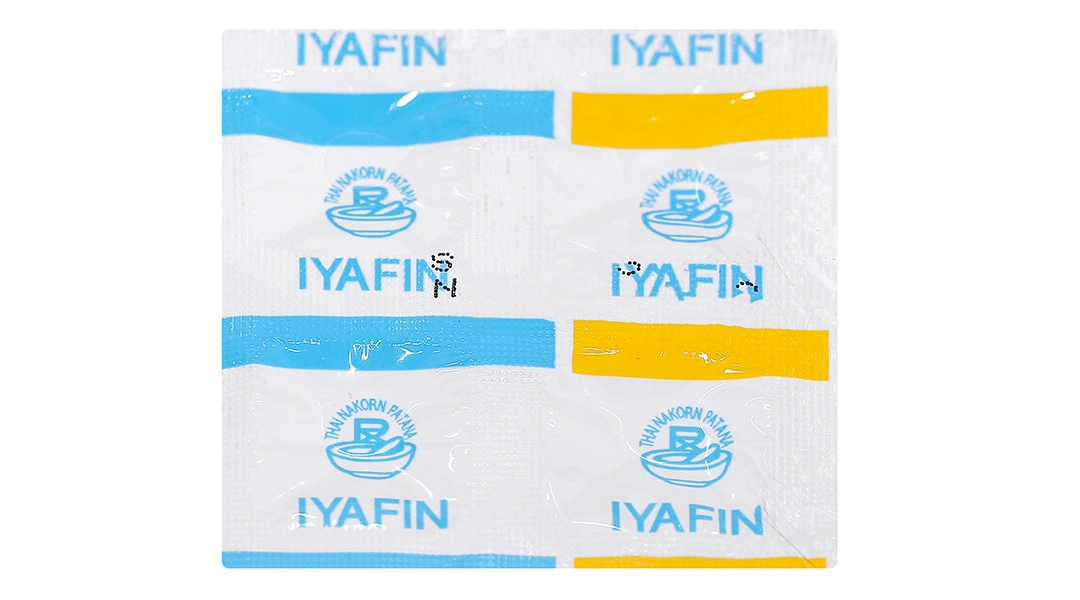 Iyafin giảm ho, tan đàm trong bệnh lý hô hấp (25 vỉ x 4 viên) - 7