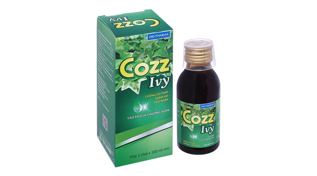 Siro Cozz Ivy trị viêm đường hô hấp chai 100ml - 