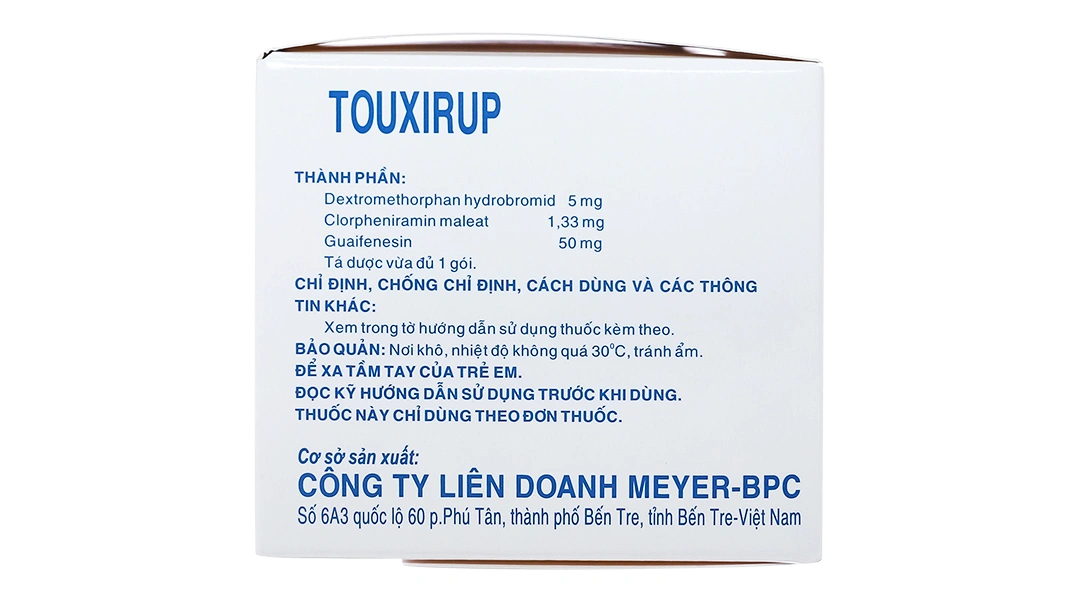 Thuốc bột Touxirup trị ho khan, ho do kích ứng (20 gói x 2g) - 3