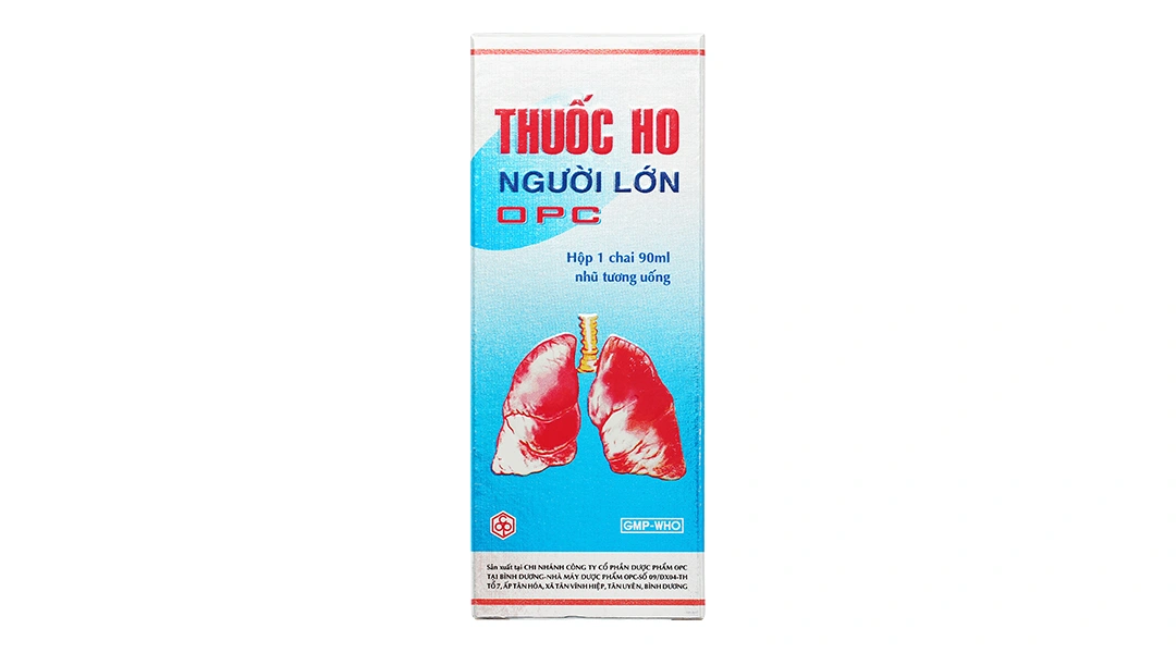 Thuốc ho người lớn OPC trị ho đàm, viêm nhiễm đường hô hấp chai 90ml - 3