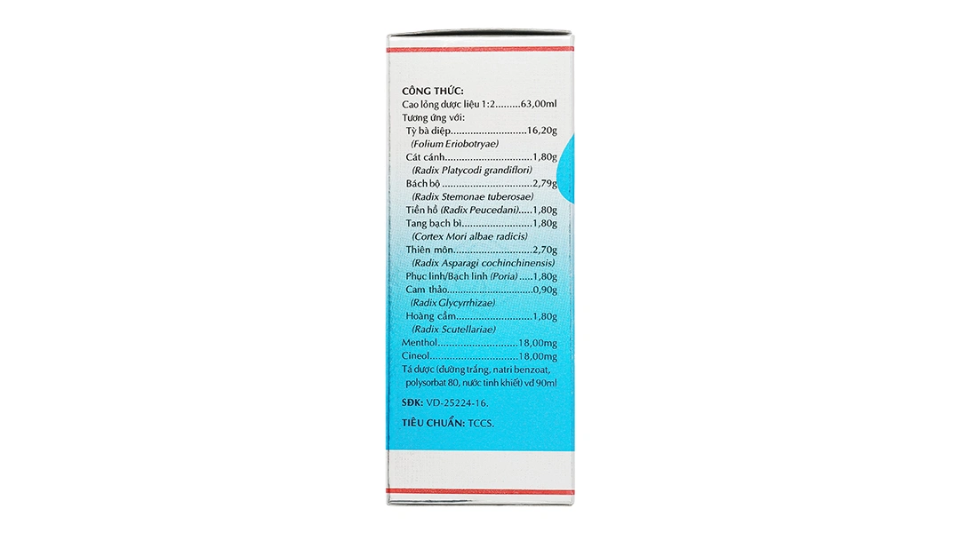 Thuốc ho người lớn OPC trị ho đàm, viêm nhiễm đường hô hấp chai 90ml - 4