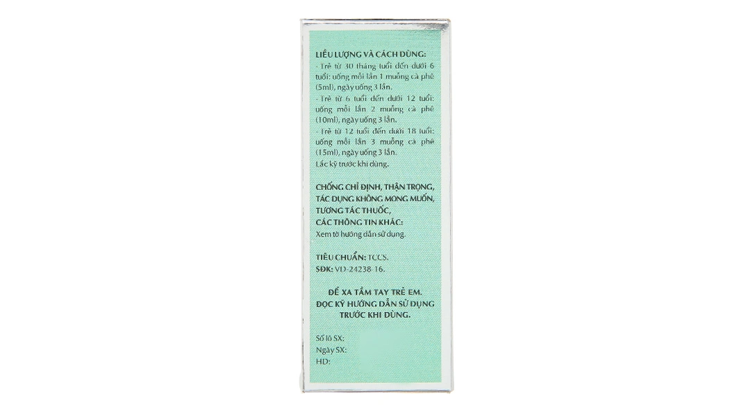 Thuốc ho trẻ em OPC trị các chứng ho, đau họng chai 90ml - 3
