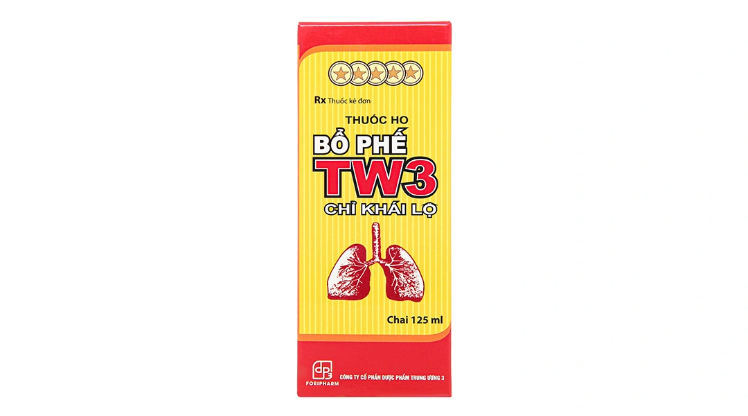 Siro Bổ Phế TW3 Chỉ Khái Lộ trị ho, tiêu đờm chai 125ml - 1
