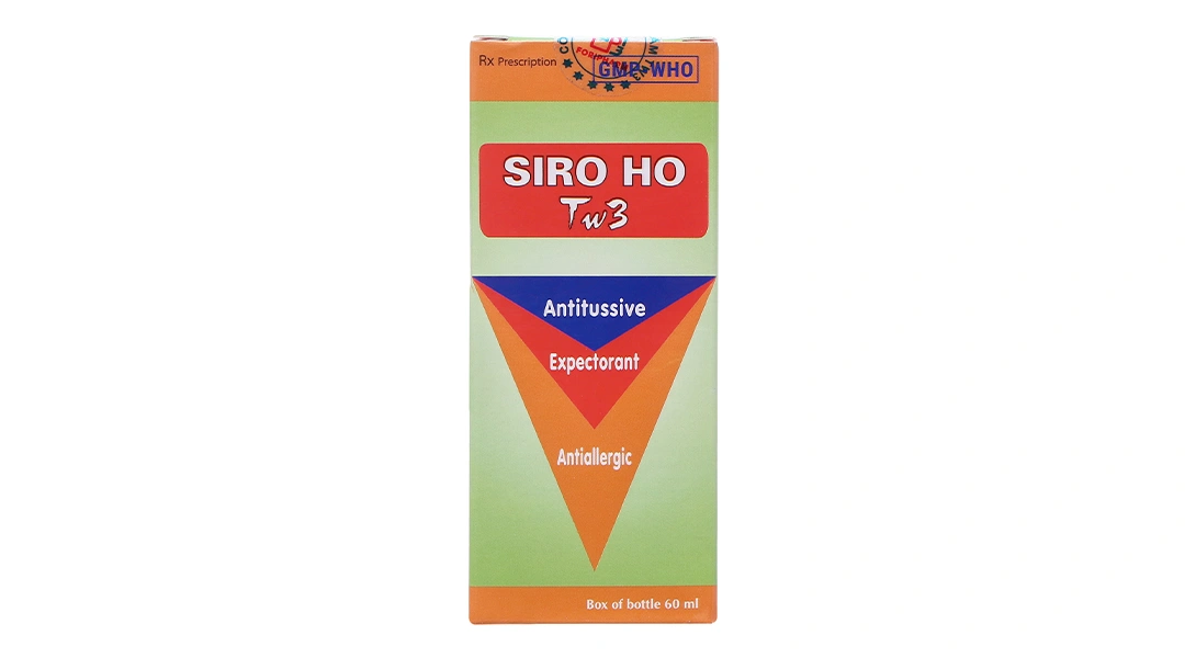 Siro ho TW3 giảm các triệu chứng ho do cảm lạnh, cảm cúm, dị ứng chai 60ml - 1
