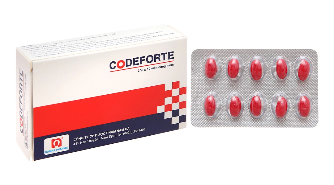 Codeforte trị ho khan, ho do kích ứng (2 vỉ x 10 viên) - 