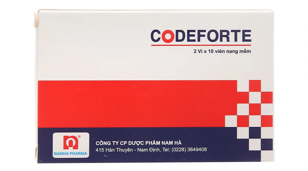 Codeforte trị ho khan, ho do kích ứng (2 vỉ x 10 viên) - 1