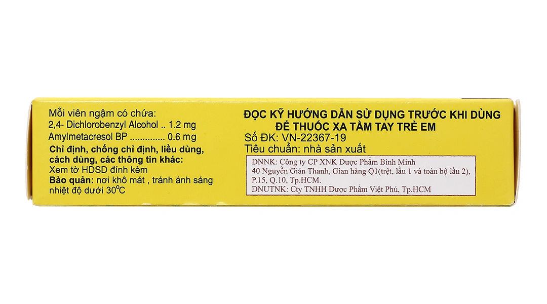 Viên ngậm Cufo Lemon hỗ trợ trị viêm họng, đau họng (2 vỉ x 12 viên) - 2