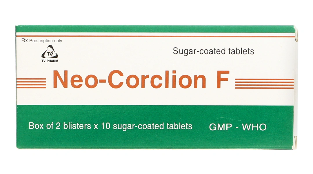 Neo-Corclion F trị ho khan, ho do kích ứng (2 vỉ x 10 viên) - 1