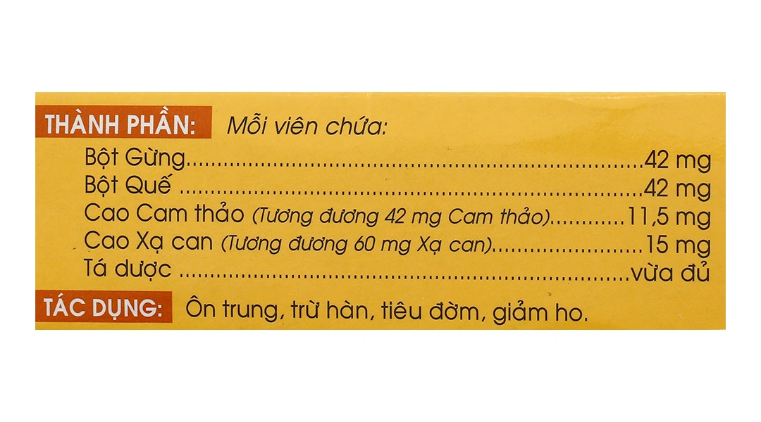 Viên ngậm trị ho Cagu giảm triệu chứng viêm họng, viêm thanh quản (2 vỉ x 10 viên) - 4