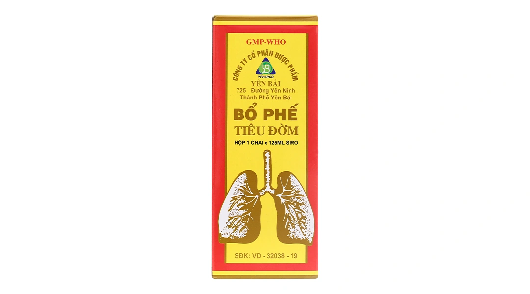 Siro Bổ Phế Tiêu Đờm Ypharco chữa ho kéo dài chai 125ml - 1