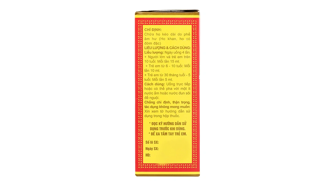 Siro Bổ Phế Tiêu Đờm Ypharco chữa ho kéo dài chai 125ml - 3