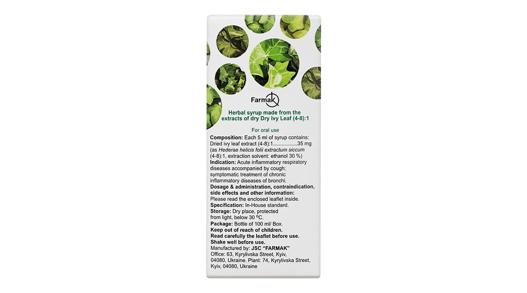 Sirô Pectolvan Ivy trị triệu chứng viêm phế quản, viêm đường hô hấp kèm ho chai 100ml - 2