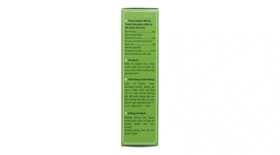 Thuốc xịt mũi Thông Xoang Nam Dược trị viêm mũi, viêm xoang chai 15ml - 2