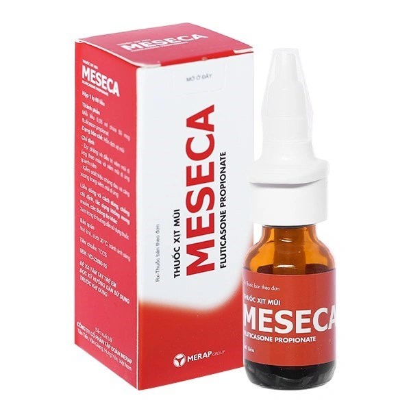 Thuốc xịt mũi Meseca phòng và trị viêm mũi dị ứng