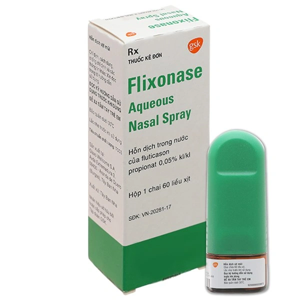 Hỗn dịch xịt mũi Flixonase phòng ngừa và trị viêm mũi dị ứng theo mùa
