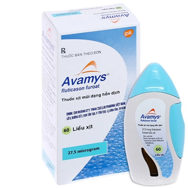 Hỗn dịch xịt mũi Avamys trị viêm mũi dị ứng