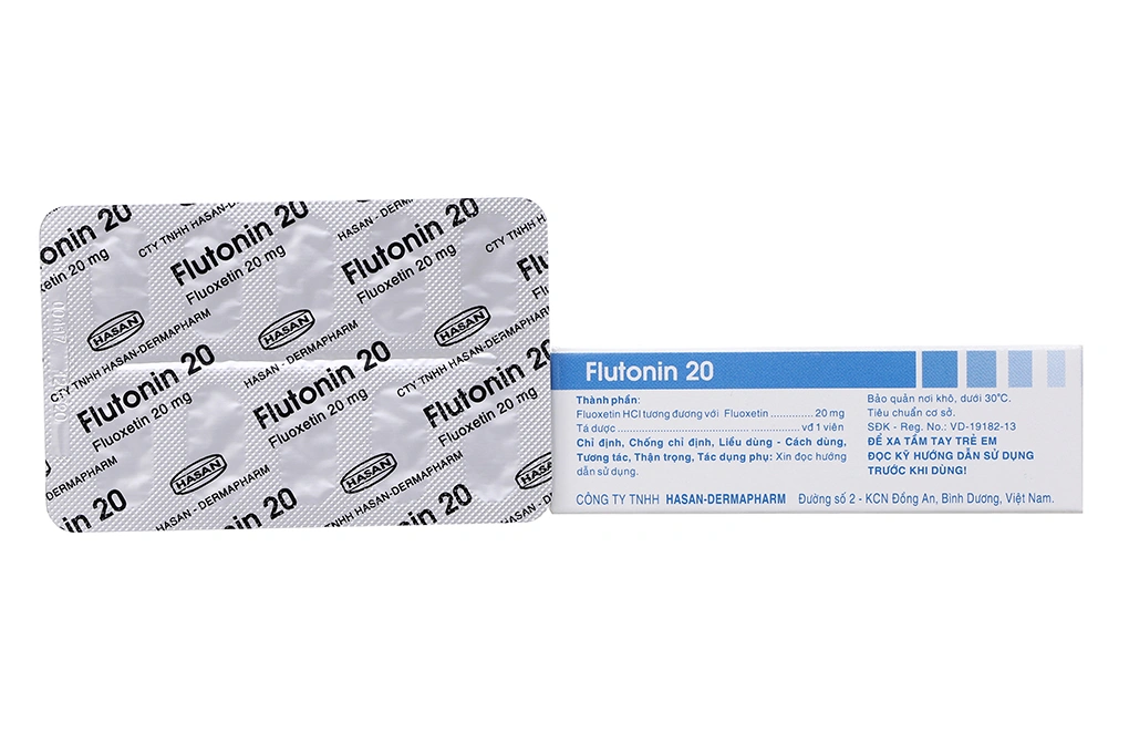 Flutonin 20 trị trầm cảm, rối loạn lưỡng cực (3 vỉ x 10 viên) - 1