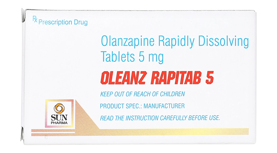 Oleanz Rapitab 5 điều trị tâm thần phân liệt (5 vỉ x 10 viên) - 2