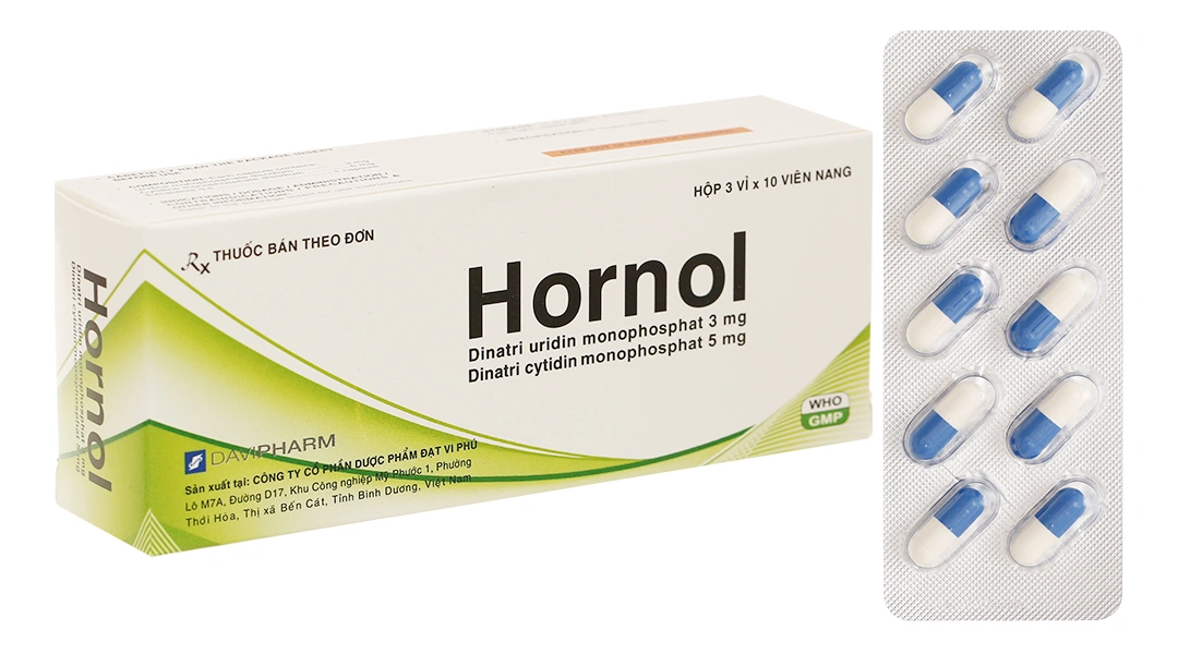 Hornol trị đau dây thần kinh, thần kinh ngoại biên (3 vỉ x 10 viên) - 7